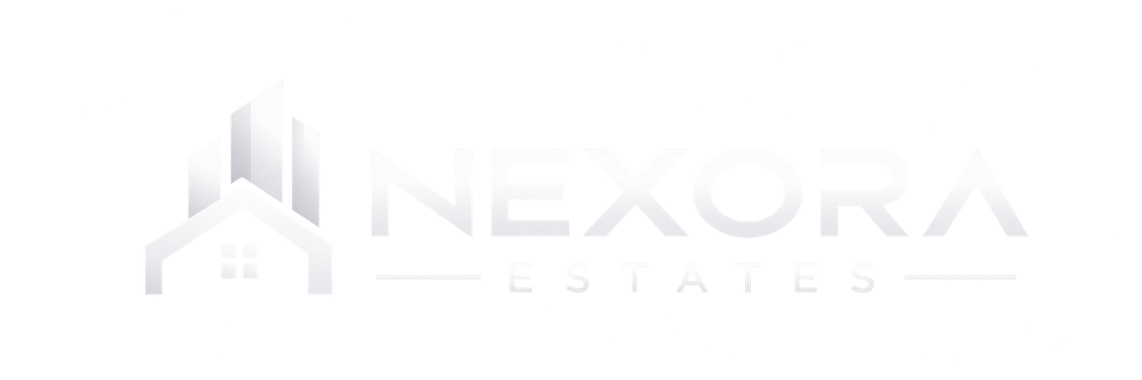 Nexora Estates Monochrome Logo