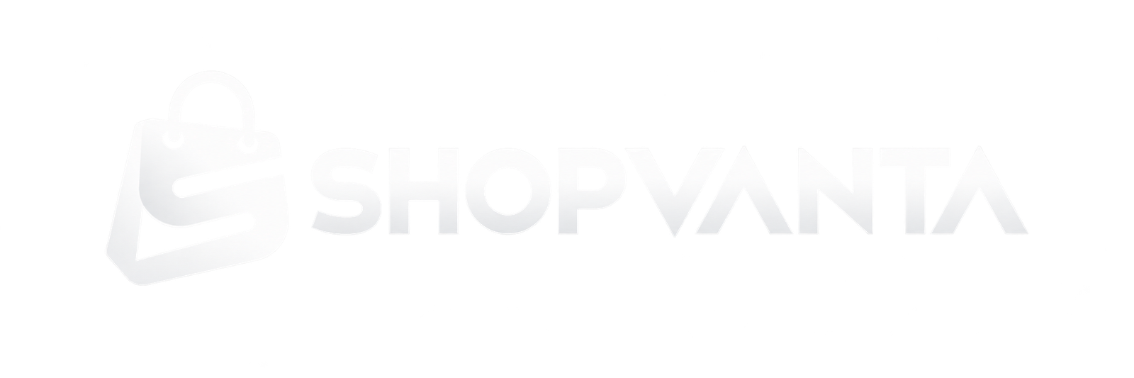 Sleek SHOPVANTA Shopping Bag Logo